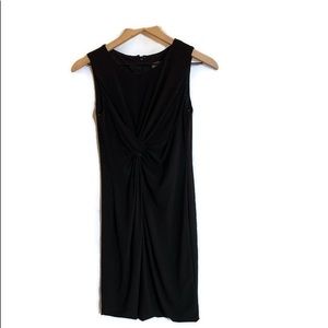 Simple and Elegant Knotted Front Cocktail Dress